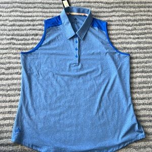 Adidas Golf Women’s Climate Cool Polo Shirt Blue Large